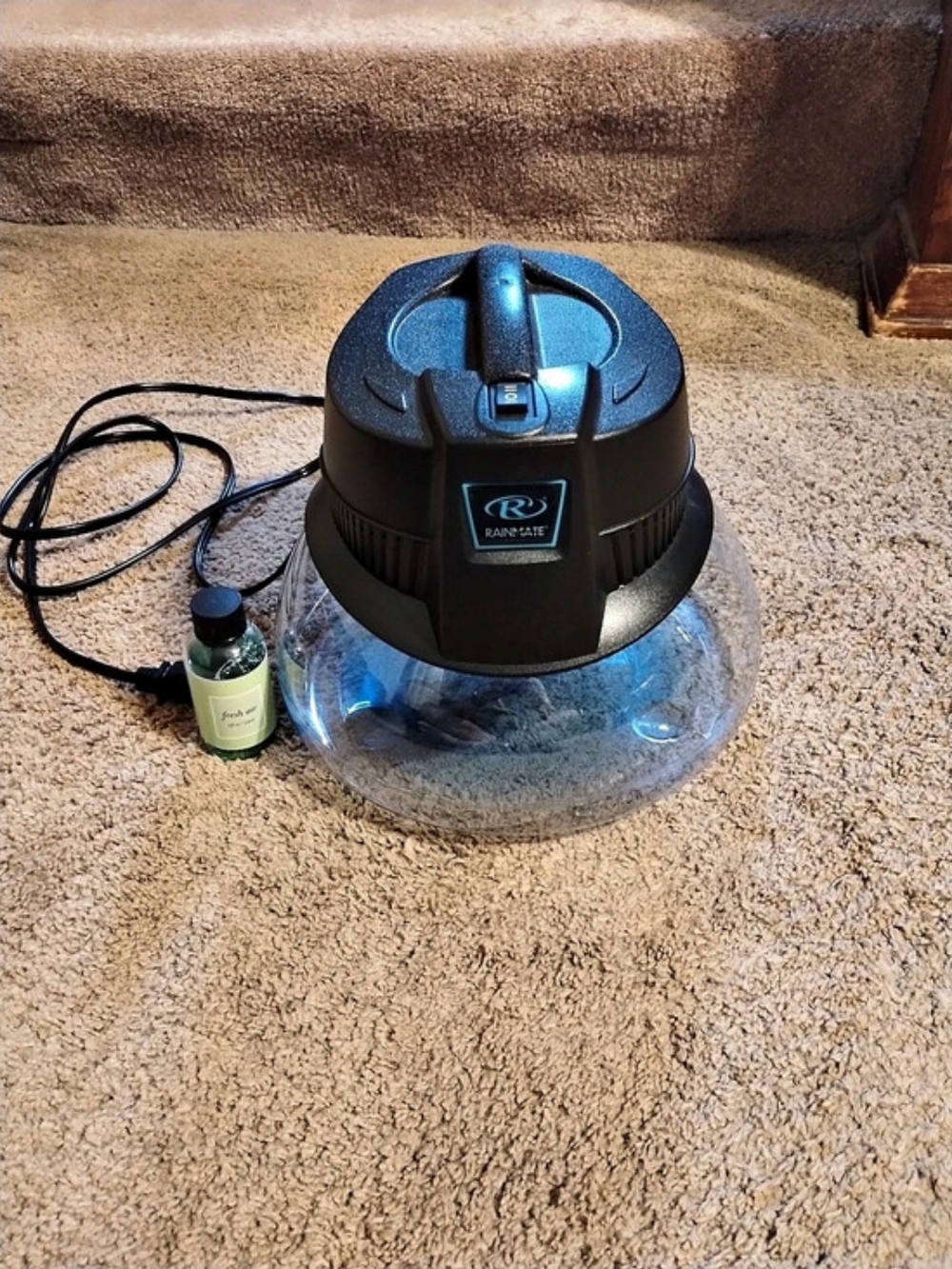 RainMate Air Purifier & Fragrance Diffuser Black
